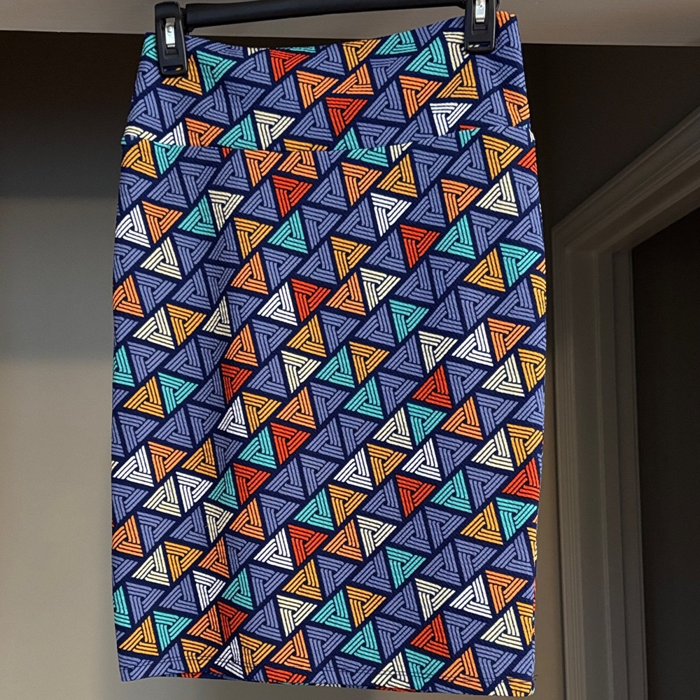 LuLaRoe Vibrant Pattern Cassie Pencil Skirt